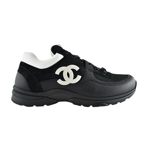 chanel sneakers all black|chanel canvas sneakers.